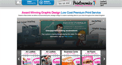 Desktop Screenshot of printonomics.co.uk